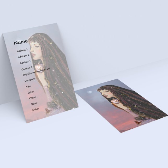 Carte de visite Lady Dusk (Créateur téléchargé)