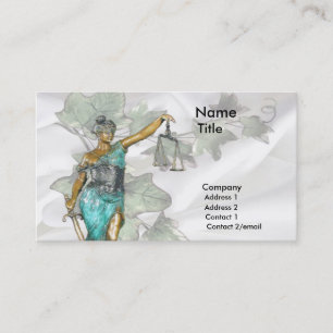 Carte De Visite Lady Justice 1