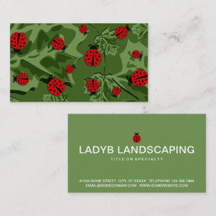 carte de visite ladybugs