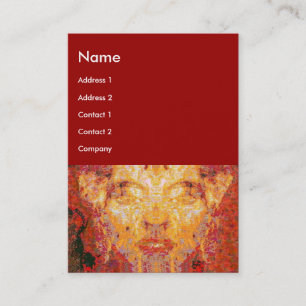 Carte De Visite L'AFFAIRE N'A PAS D'IMPORTANCE Masque Fractal en R