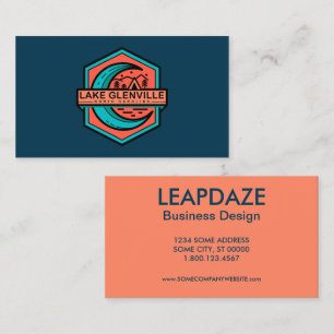 Carte De Visite LAKE GLENVILLE NC lune hexa