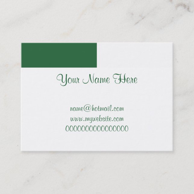 Carte De Visite L'Algérie (Devant)