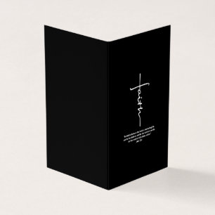 Carte De Visite L'Amour de Jésus Croix de la foi Jésus-chrétien D