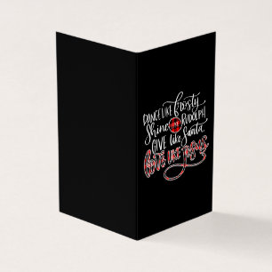 Carte De Visite L'Amour de Jésus  Danser comme un rhume glacé co