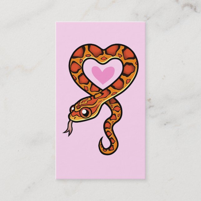 Carte De Visite L'amour du serpent (Devant)