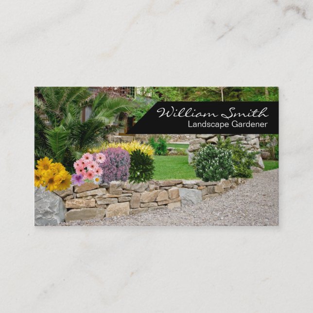 Carte De Visite Landscape Gardener Business card (Devant)