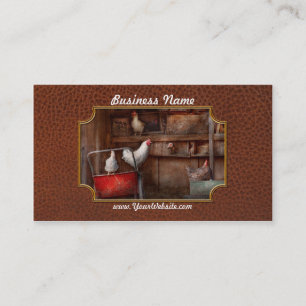 Carte De Visite L'animal - poulet - le canard est un espion