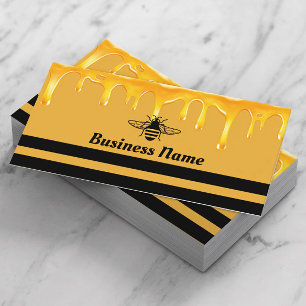 Carte De Visite L'apiculture d'égoutture de miel d'abeille