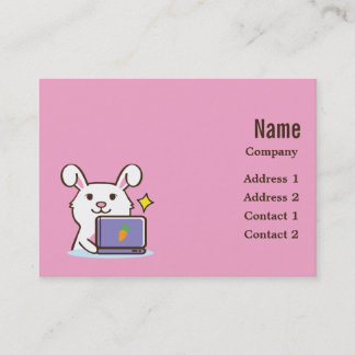 Carte de visite lapin