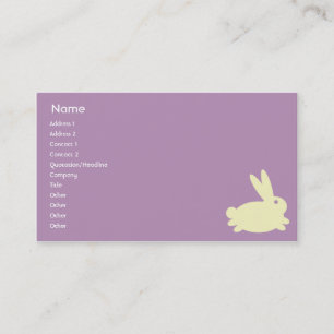 Carte De Visite Lapin - affaires