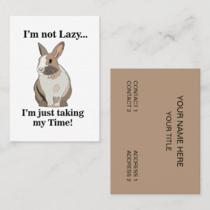 Carte De Visite Lapin Lapin Animal Animaux Animaux Whisperer