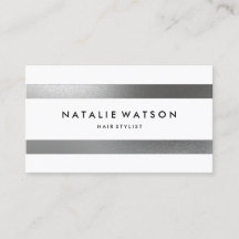 L'argent rugueux chic de FAUX barre moderne blanc