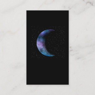 Carte De Visite L'art coloré Pastel Goth Moon