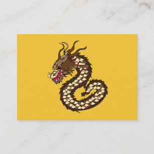Carte De Visite L'art dragon chinois