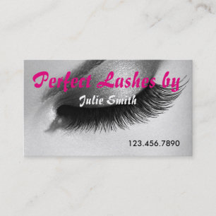 Carte De Visite Lash Extensions Lashes Beauté Cosmetologie Salon