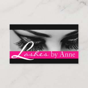 Carte De Visite Lash Extensions Lashes Beauté Cosmetologie Salon