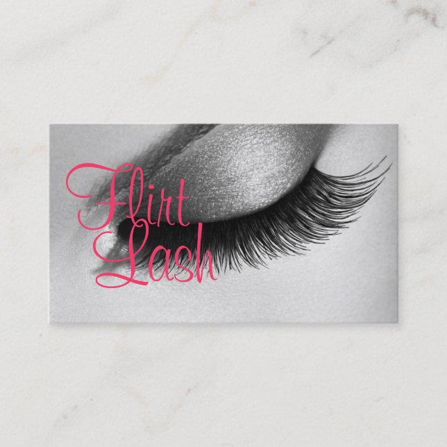 Carte De Visite Lash Extensions Lashes Beauty Cosmetology Salon (Devant)