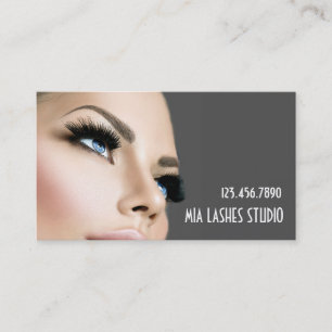 Carte De Visite Lash Extensions Salon Beauty Spa