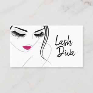 Carte De Visite Lash Extensions Salon Beauty Spa