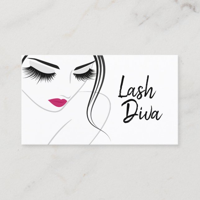 Carte De Visite Lash Extensions Salon Beauty Spa (Devant)