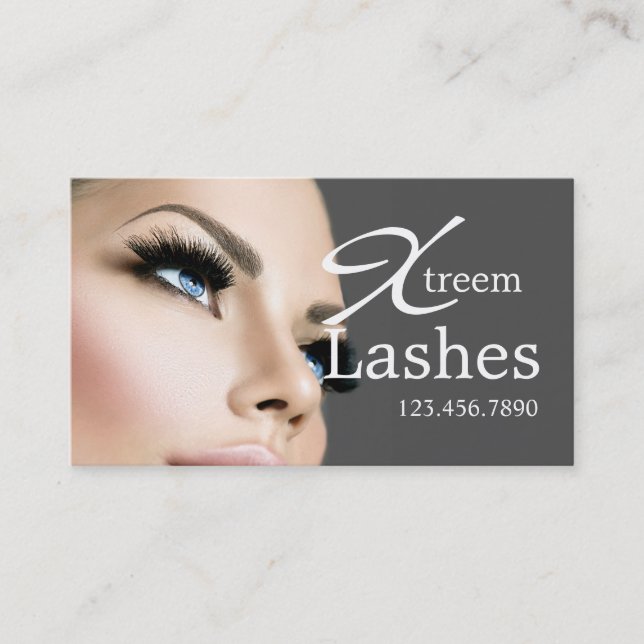 Carte De Visite Lash Extensions Salon Spa de beauté (Devant)