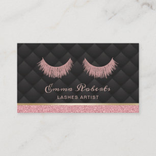 Carte De Visite Lashes Artiste maquillage Luxe Eyelash Extensions