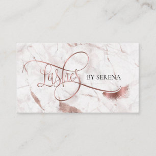 Carte De Visite Lashes Beauty Maquillage Girl Extension Lash Marbr