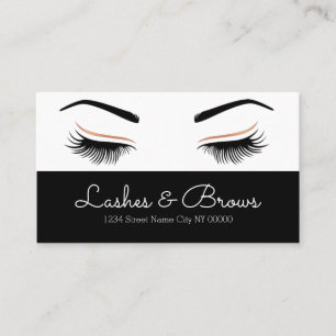 Carte de visite Lashes & Brows