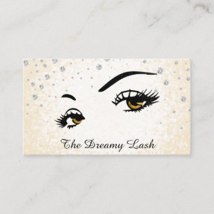 Carte De Visite *~* Lashes Brows Extensions Bling Parties scintill