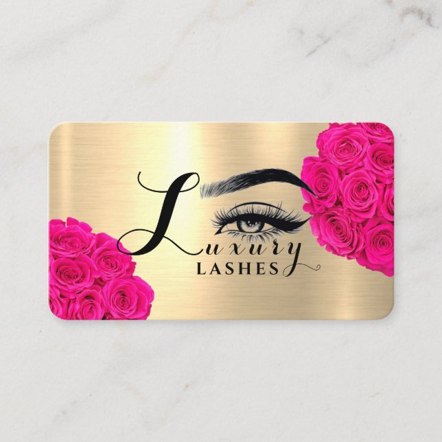 Carte De Visite Lashes De Luxe (Devant)