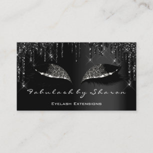 Carte De Visite Lashes de maquillage Eyelash Black Drivers Profess