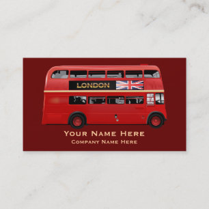 Carte De Visite L'autobus de rouge de Londres