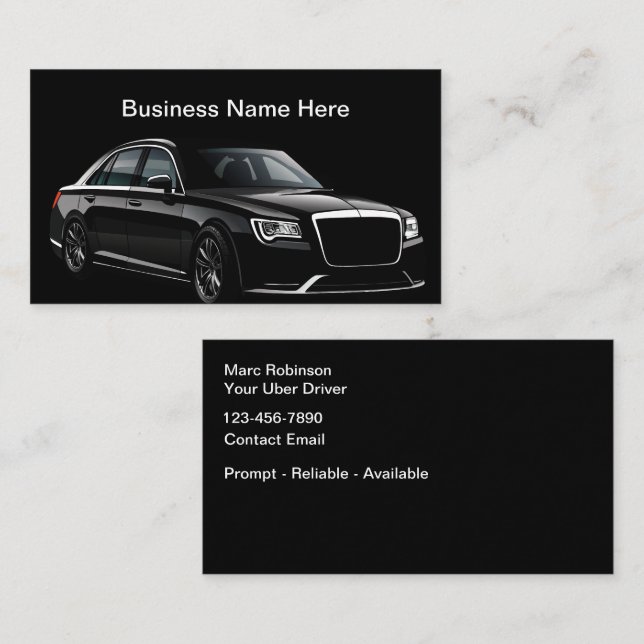 Carte De Visite Lavage de voiture cool Récompenses client simples (Devant / Derrière)