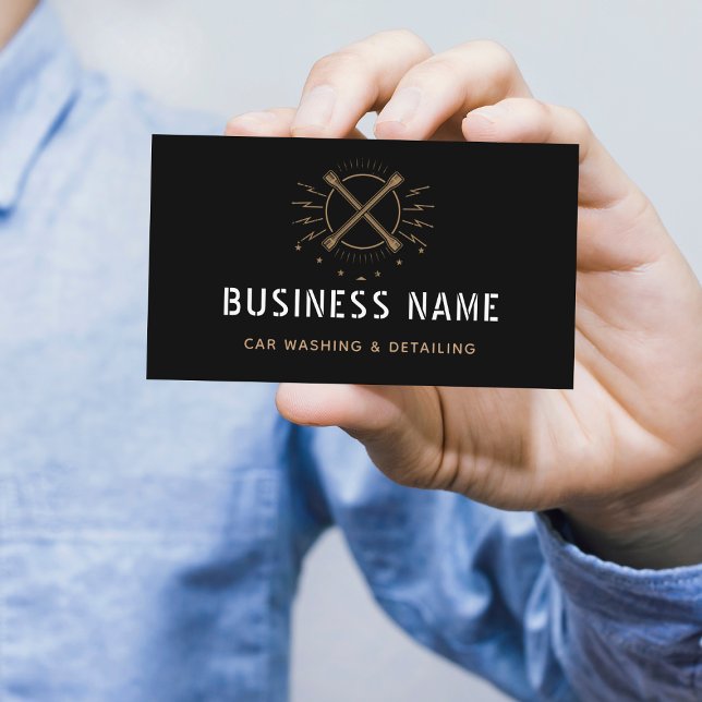 Carte De Visite Lavage de voiture et détails réparation mobile min (Créateur téléchargé)