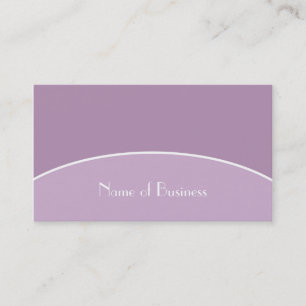 Carte De Visite Lavande professionnelle moderne chic violet et nom