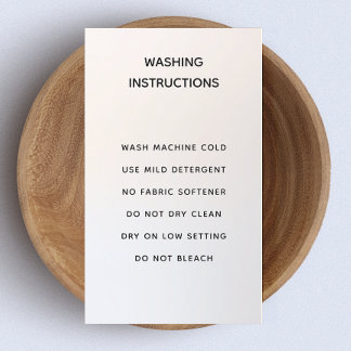 Carte De Visite Lave-linge - Simple et moderne