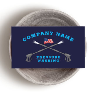 Carte De Visite Lave-pression Patriotic Power Wash Company