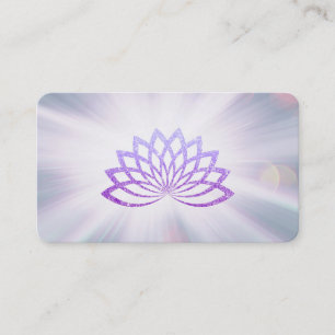Carte De Visite *~* Lavender Lotus Rays Reiki Energy Healing