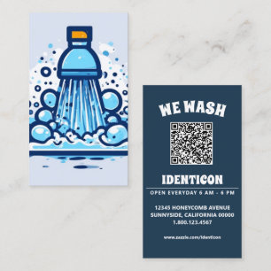 Carte De Visite LAVER avec code QR