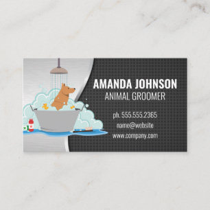 Carte De Visite Laver le chien