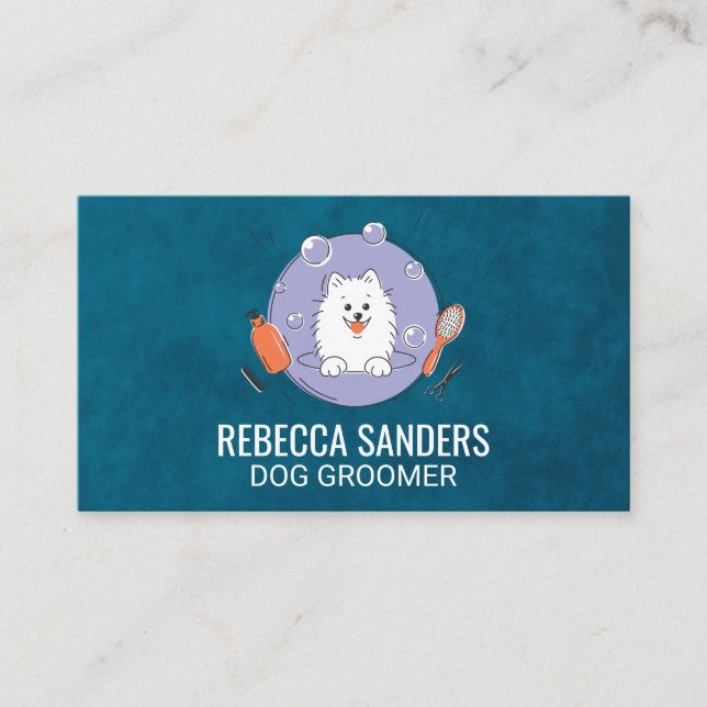 Carte De Visite Laver le chien | Outils d'élevage animal (Devant)