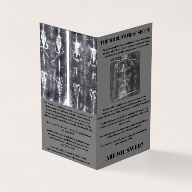 Carte De Visite L'avertissement Sober (Extérieur)