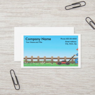 Carte De Visite Lawncare BusinessCard