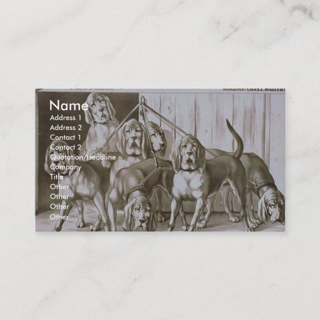 Carte De Visite L'Cabine d'oncle Tom (Devant)