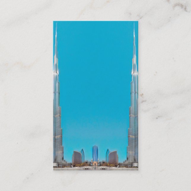 Carte De Visite ldp BURJ KHALIFA - Dubaï - (Devant)