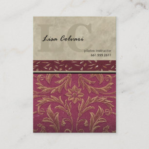 Carte De Visite Le baroque fait sur commande professionnel de