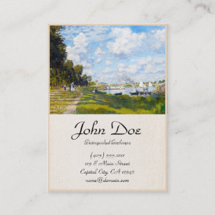 Carte De Visite Le bassin à Argenteuil Claude Monet