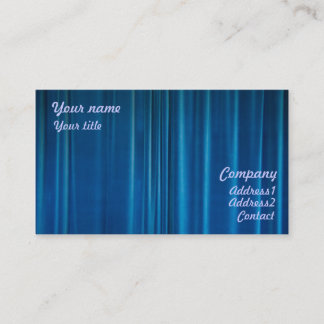 Carte De Visite Le bleu drape
