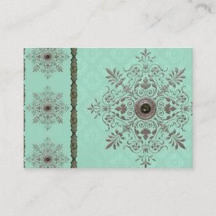 Carte De Visite Le BROCARD, le CRU en AQUA et l'OLIVE de GEORGETTE