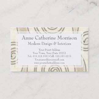 Carte De Visite Le Celtic tourbillonne motif abstrait élégant de